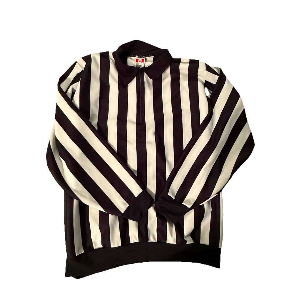 Vintage CCM Hockey referee shirt long sleeve size L